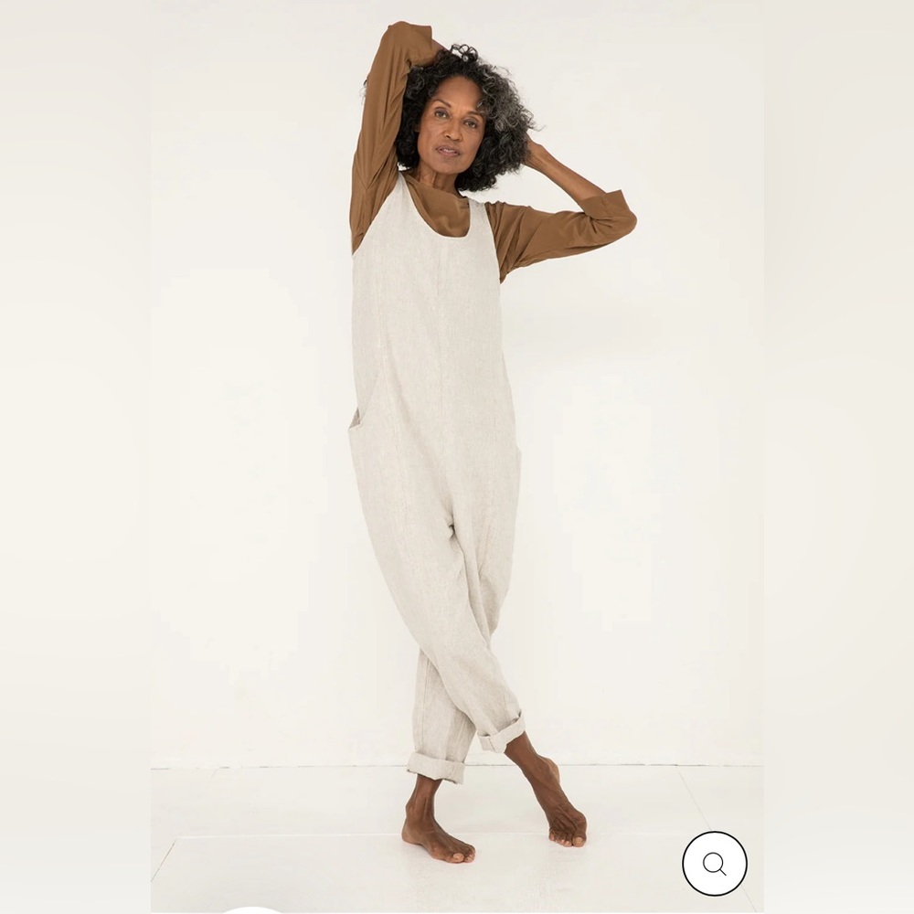 Elizabeth Suzann jumpsuit and waist belt